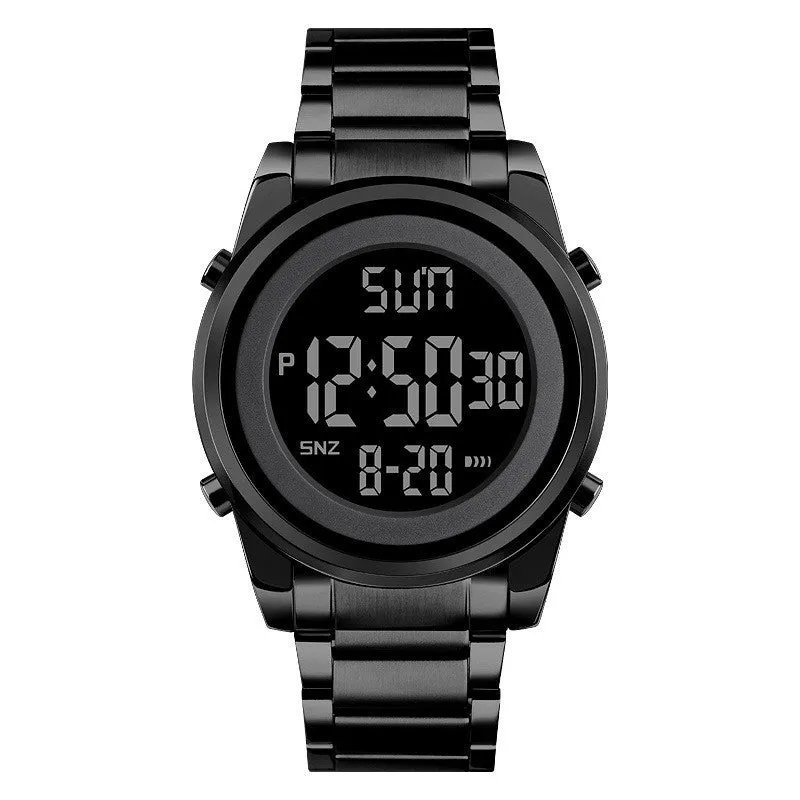 Electronic Stainless Steel Band Watch For Men's - GlamzLife