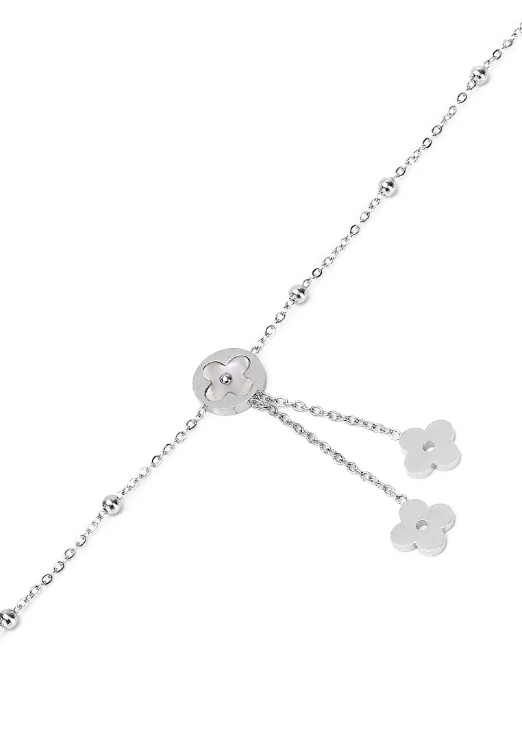 Ellysa Silver Metal Watch Gift Set (Silver)