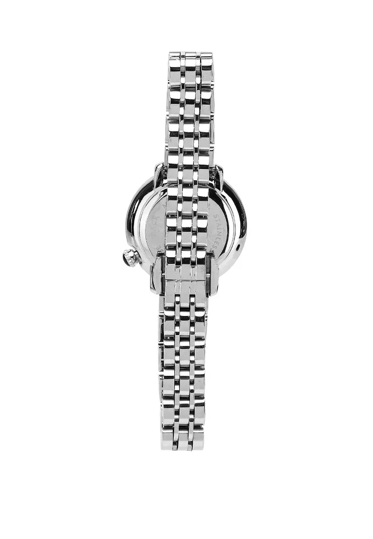 Ellysa Silver Metal Watch Gift Set (Silver)