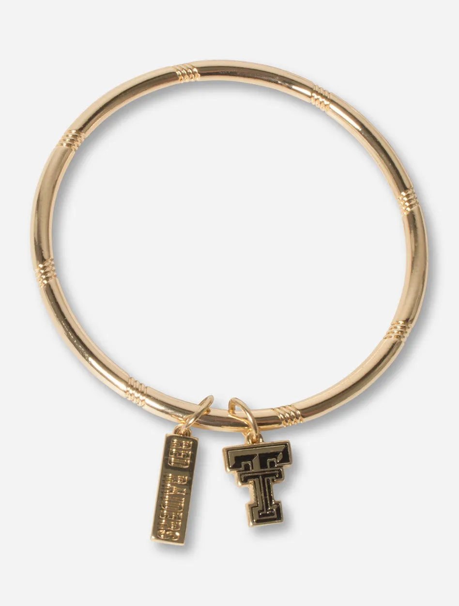 Emerson Double Charm Gold Bangle