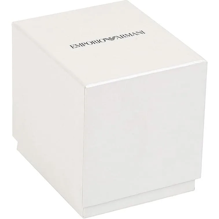 Emporio Armani Elegant Two-Tone Crystal Pave Watch