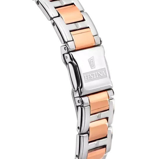 Festina Boyfriend Mother of Pearl Dial Stainless Steel Bracelet Men's Watch F20403/1