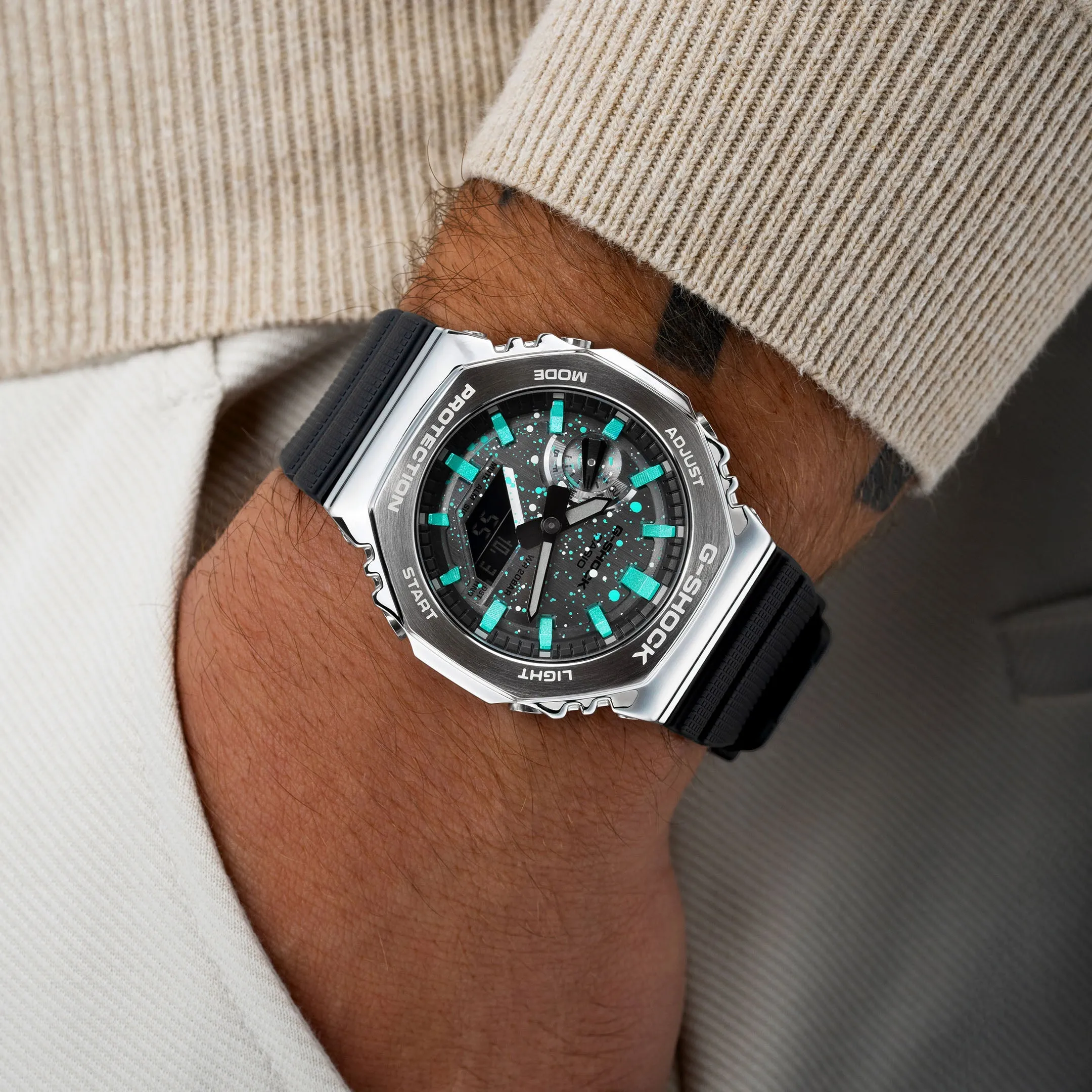 G-Shock CasiOak Steel Tiffany Sky