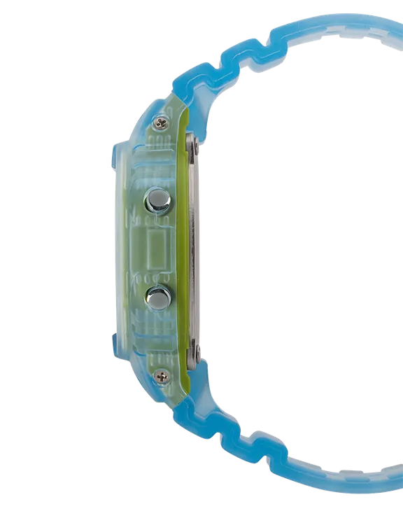 G-Shock DW5600LS-2 Vibrant Skeleton Blue Resin Strap Unisex Watches