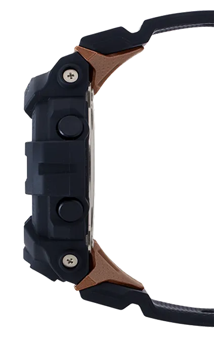 G-Shock GMAB800-1 S Series Bluetooth Fitness Tracker Black Resin Strap Unisex Watches