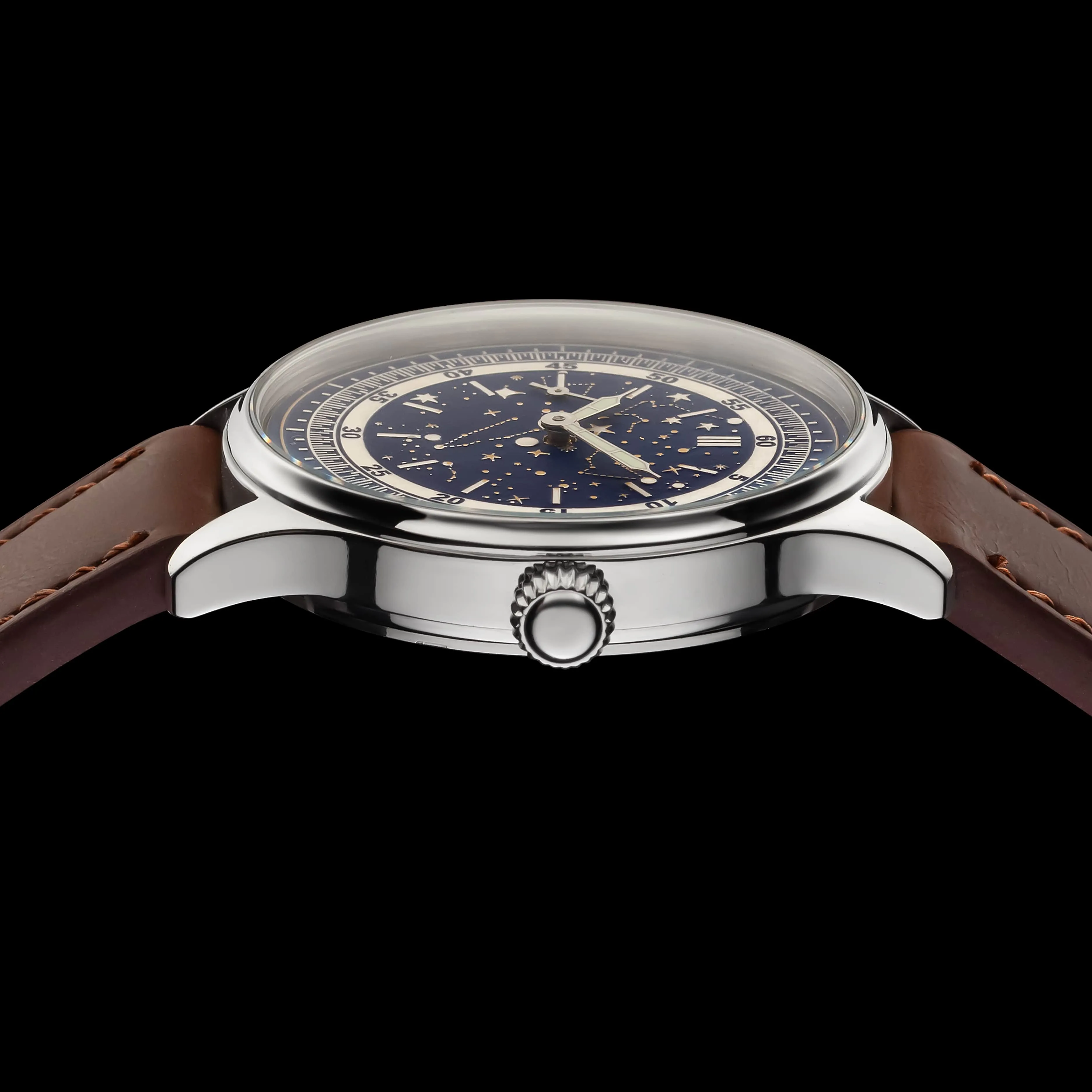 GALAXY Men's Artisan Wristwatch fits Vintage Swiss Mechanical Movement