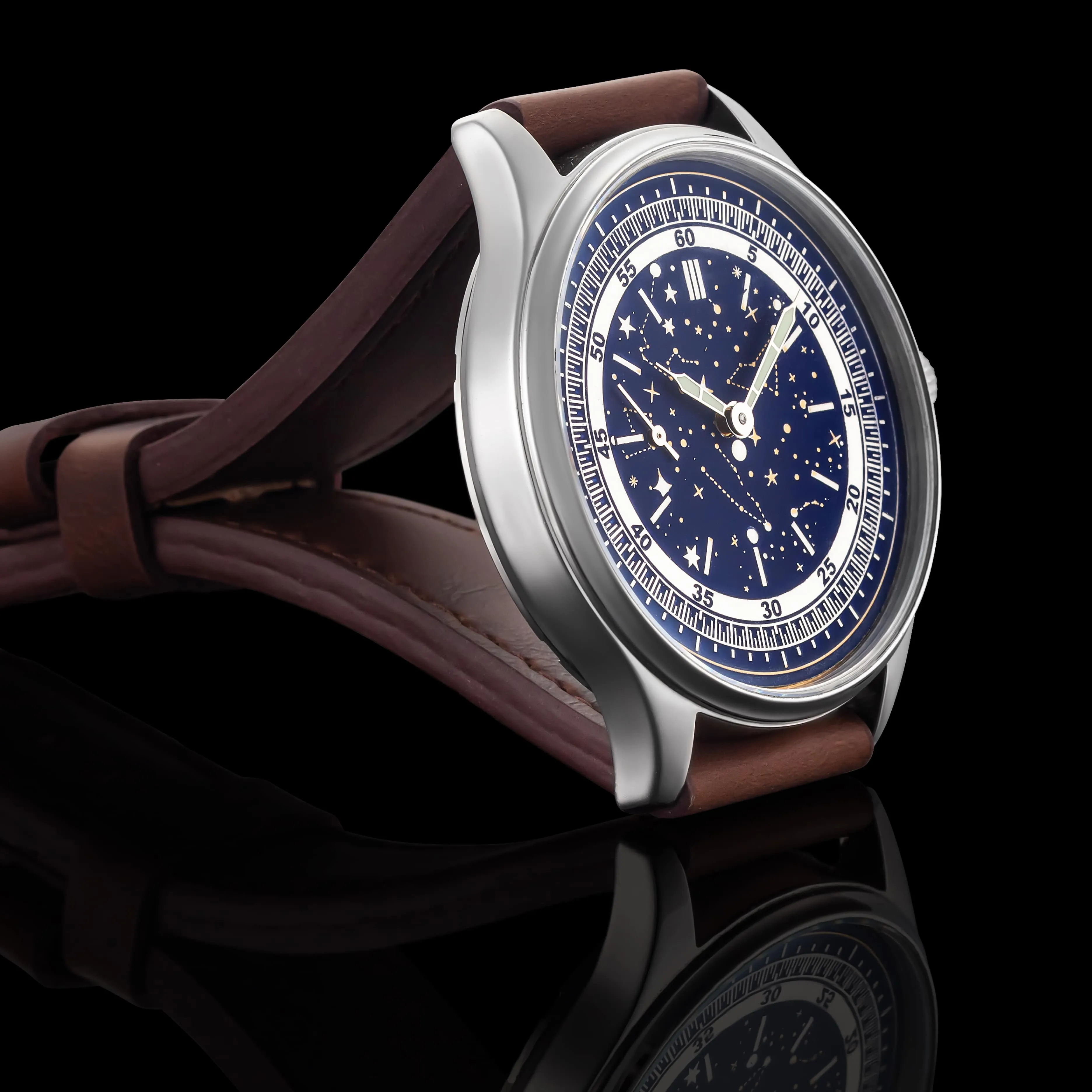 GALAXY Men's Artisan Wristwatch fits Vintage Swiss Mechanical Movement
