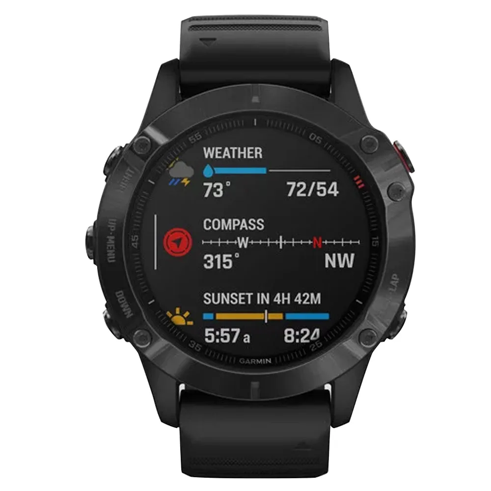 Garmin Fenix 6 Glass GPS Watch 2019