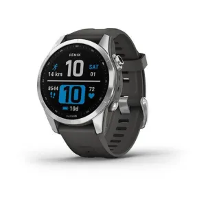 GARMIN Men's Fenix 7S 42MM - Silver/Graphite