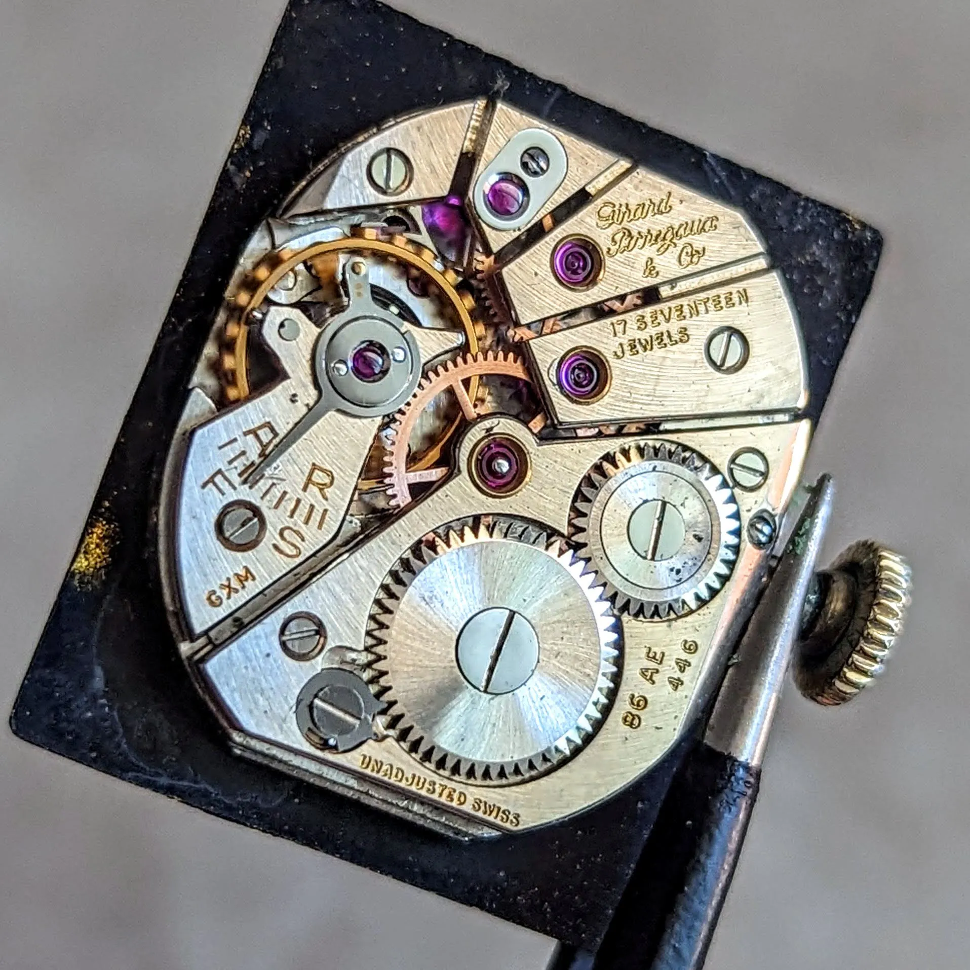 GIRARD-PERREGAUX Wristwatch 17 Jewels Cal. 86 AE 446 Swiss Watch