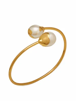 Gold adjustable bangle