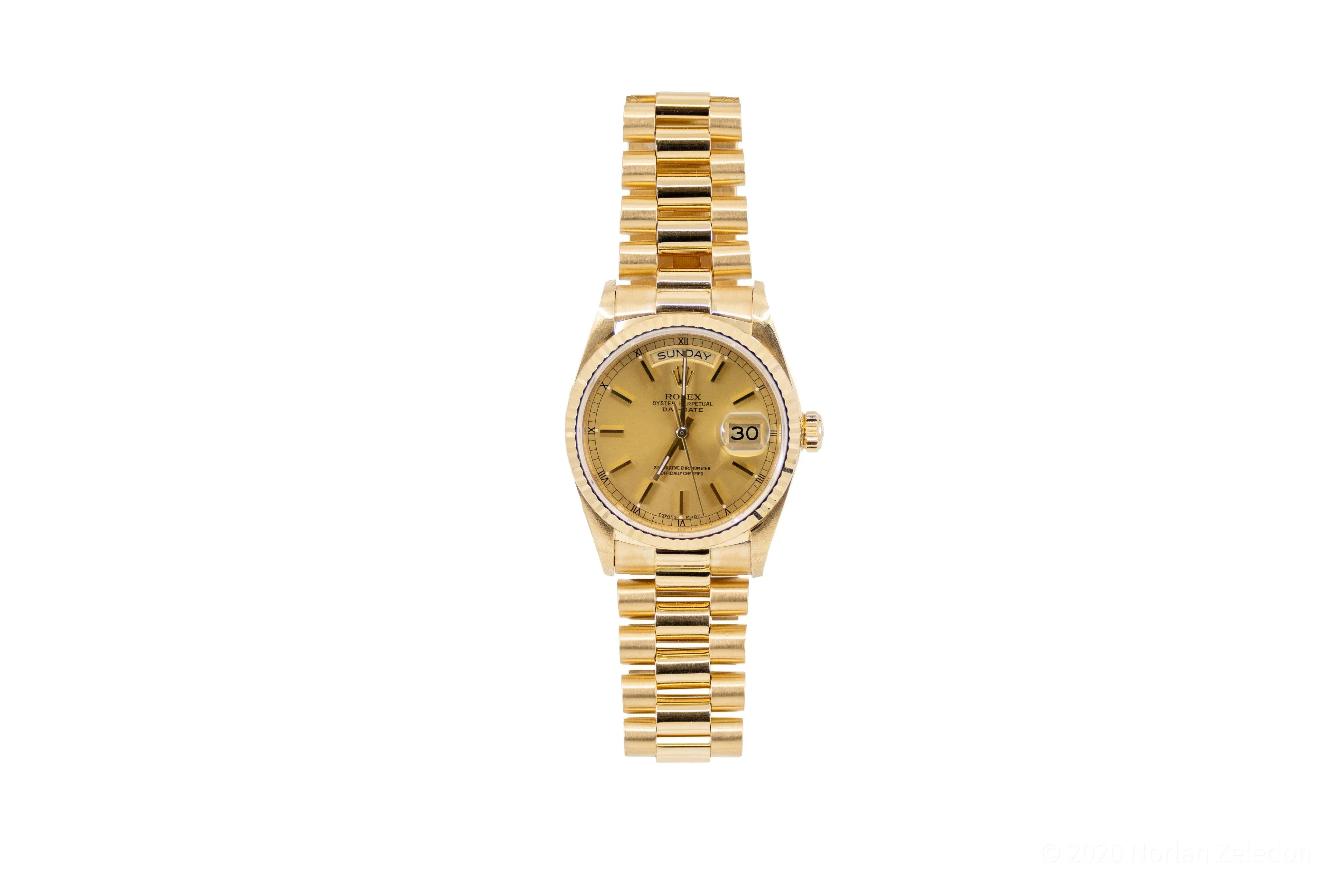 Gold Rolex Oyster Perpetual Daydate 40mm