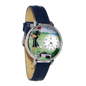 Golfer Female 3D Watch Large Style