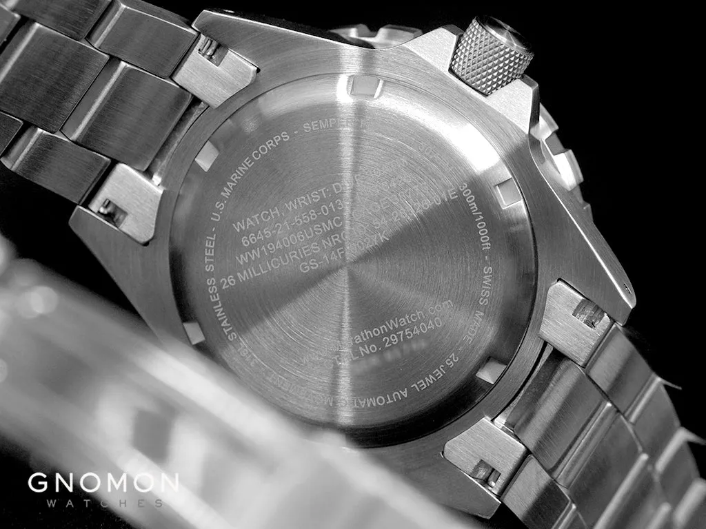 GSAR Government USMC™ Large Diver Automatic - Bracelet USMC Clasp Ref. WW194006SS-0210