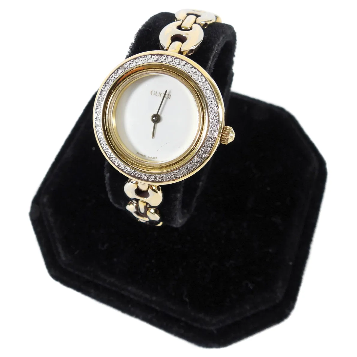 Gucci Vintage Interchangeable Bezels Link Watch