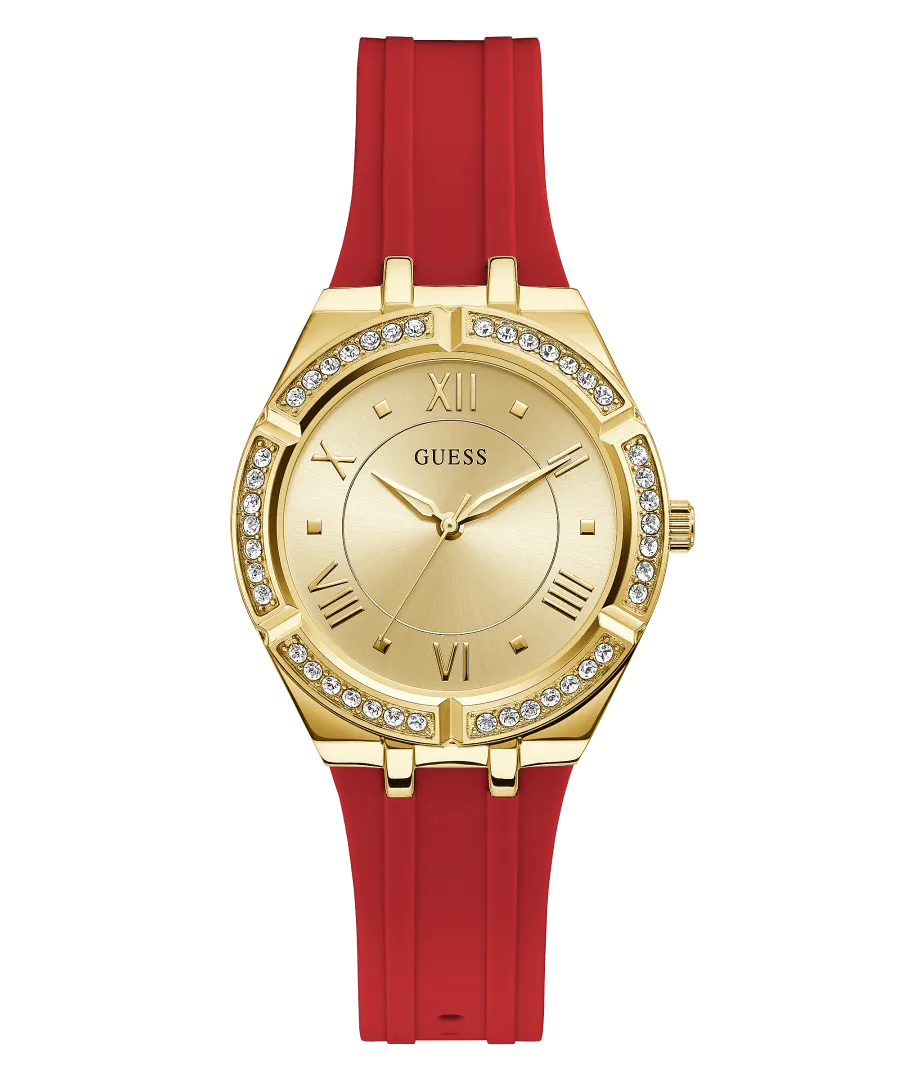 Guess GW0034L6 Cosmo Red Silicone Strap Women Watches