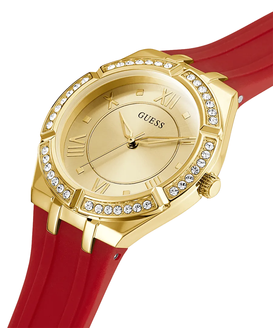 Guess GW0034L6 Cosmo Red Silicone Strap Women Watches