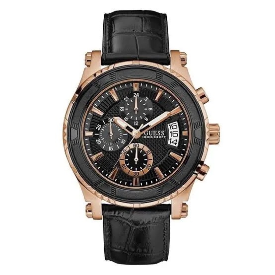 Guess Pinnacle Chronograph Black Dial Men's Watch W0673G5