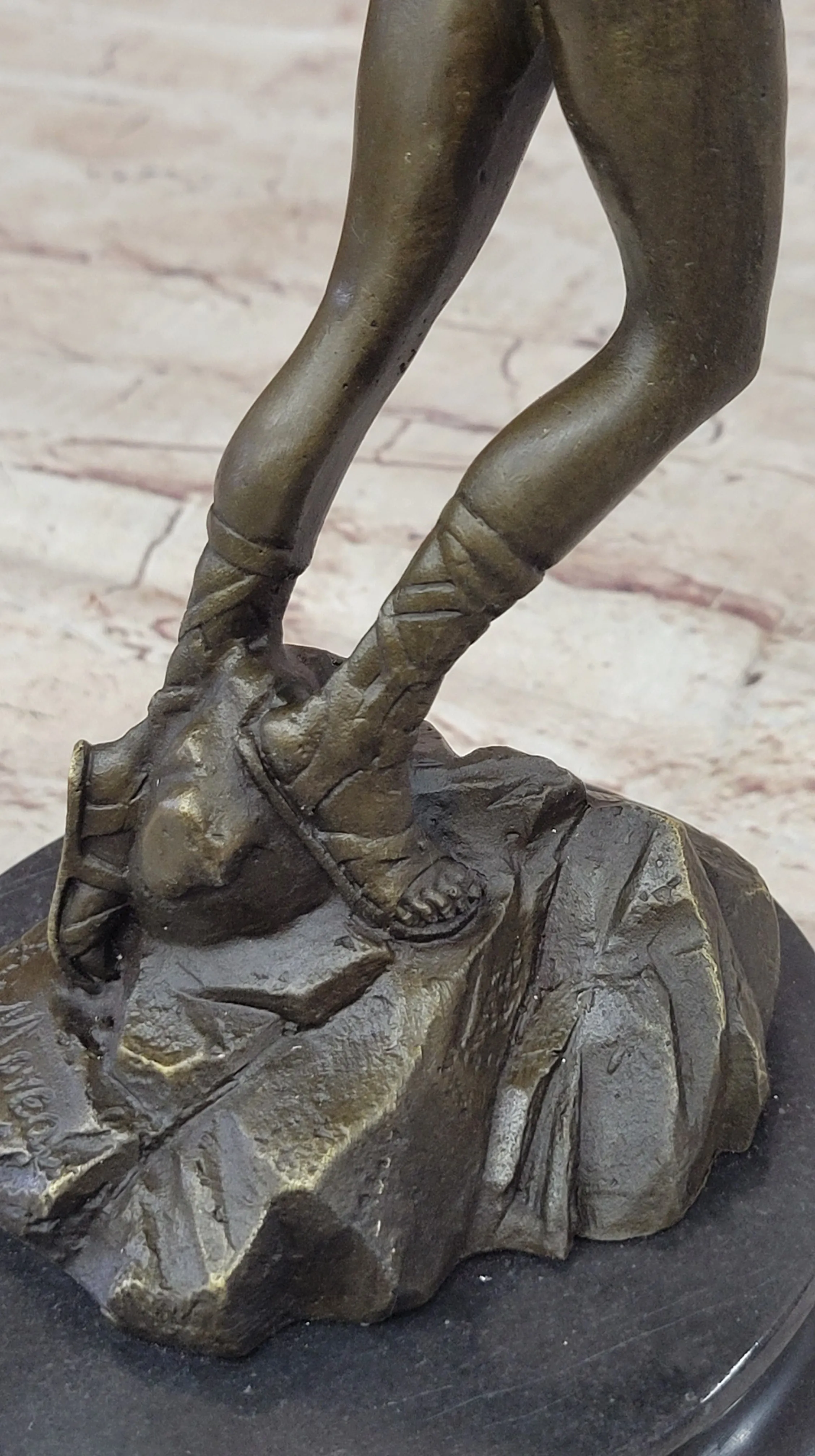 Handcrafted bronze sculpture SALE Mythical Religious Angel Moreau Signed Nude
