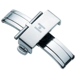 Hirsch Pusher Butterfly Deployant Clasp Stainless Steel