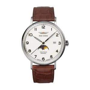 IRON ANNIE AMAZONAS AUTOMATIC WATCH AND LEATHER STRAP