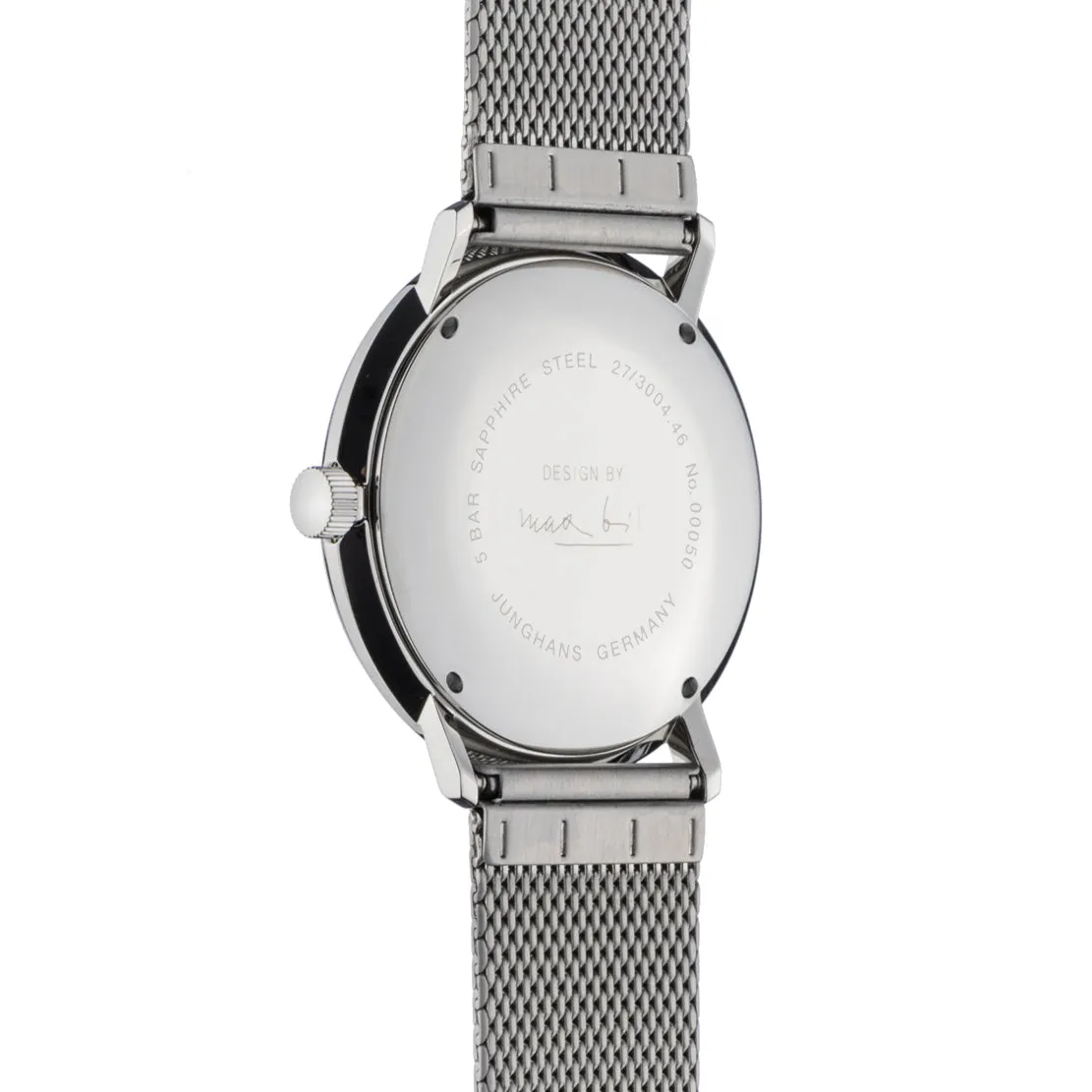 Junghans Max Bill Hand-winding Ladies Silver Watch 27/3004.46