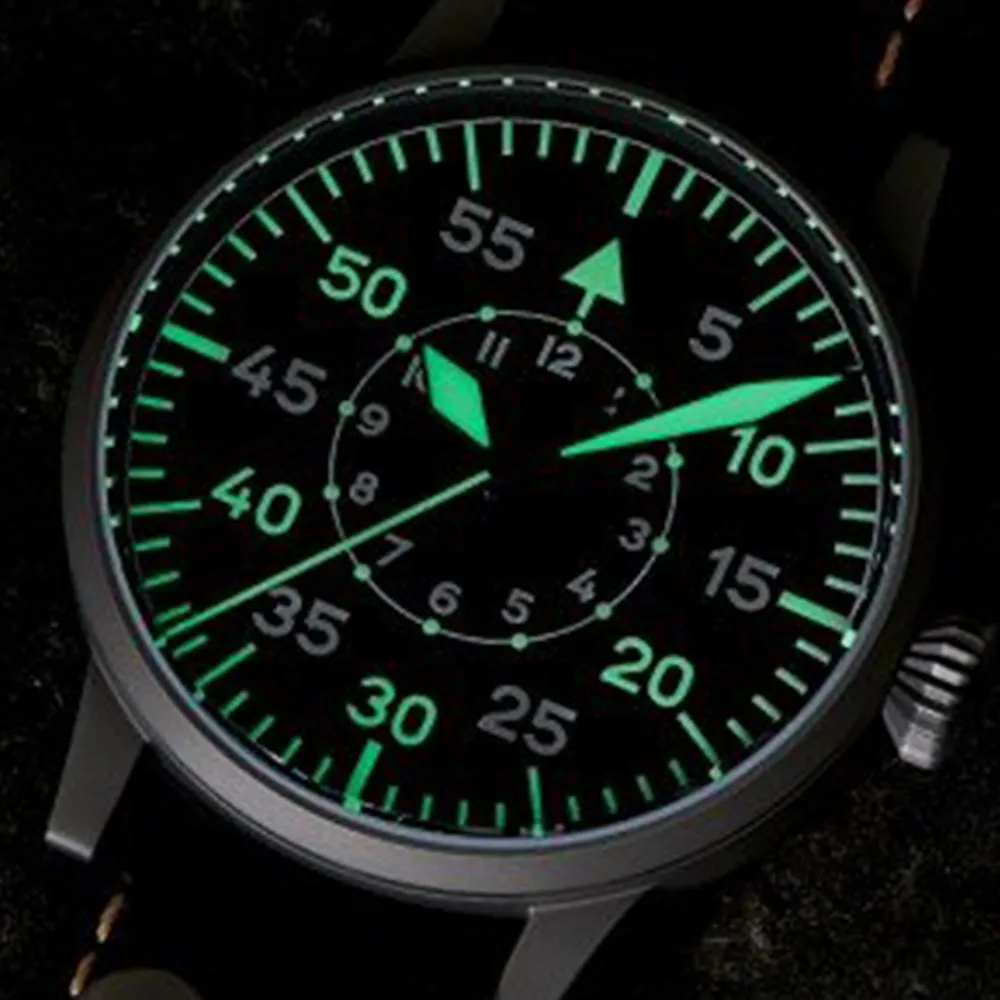 LACO PILOT WATCH ORIGINAL KEMPTEN 39 MM HANDWINDING