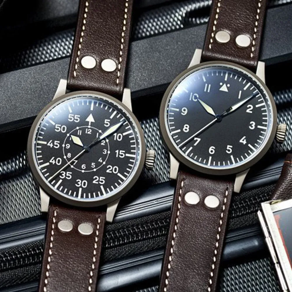 LACO PILOT WATCH ORIGINAL KEMPTEN 39 MM HANDWINDING