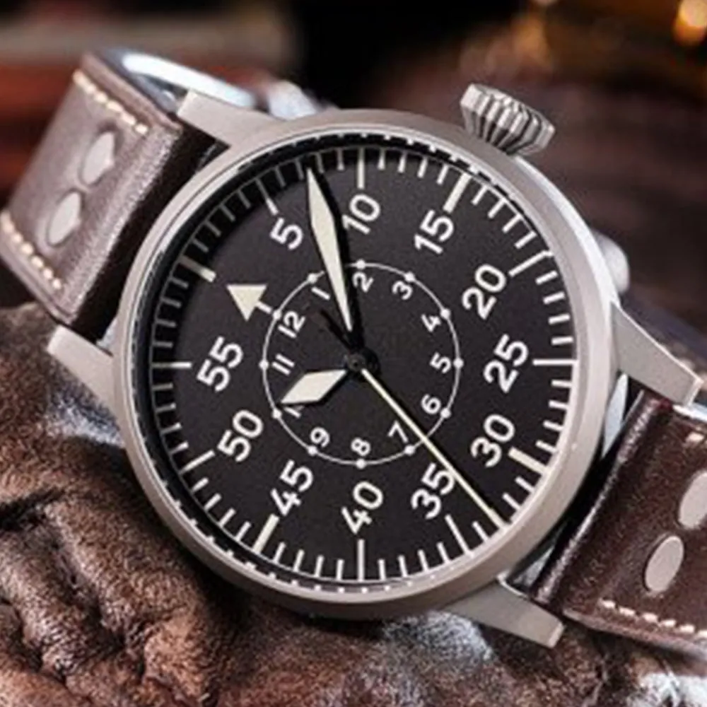 LACO PILOT WATCH ORIGINAL PADERBORN 42 MM AUTOMATIC