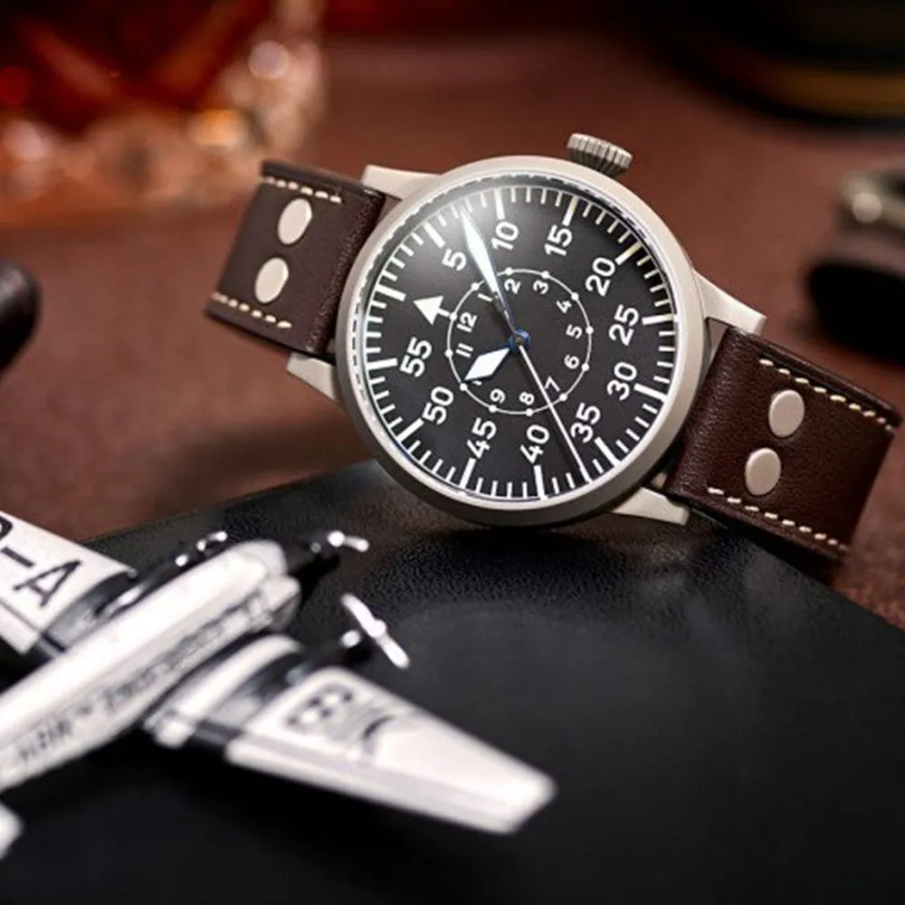 LACO PILOT WATCH ORIGINAL PADERBORN 42 MM AUTOMATIC