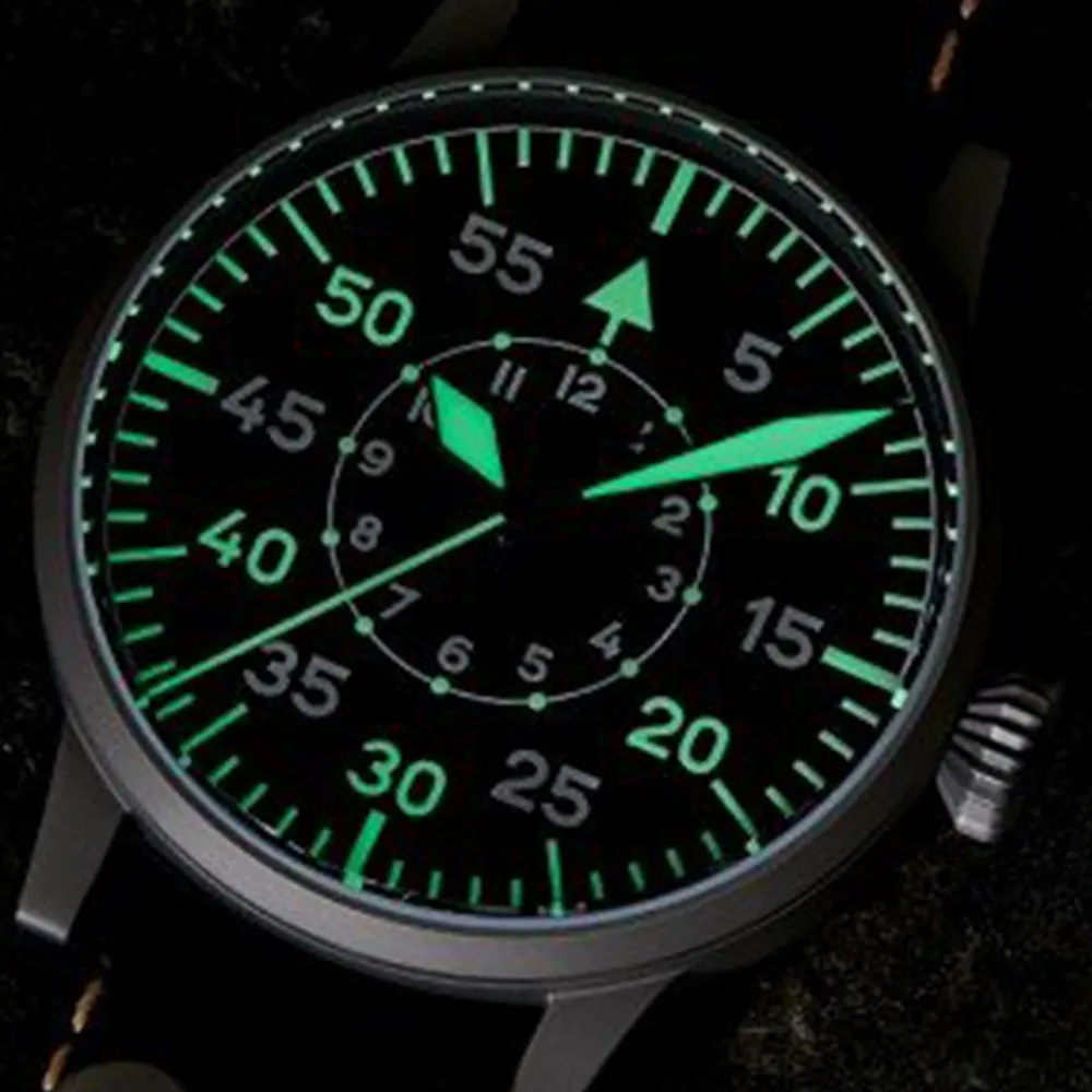 LACO PILOT WATCH ORIGINAL PADERBORN 42 MM AUTOMATIC