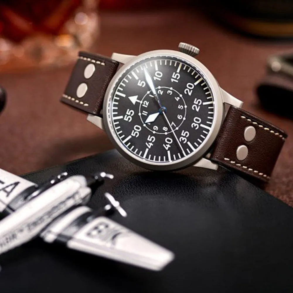 LACO PILOT WATCH ORIGINAL SPEYER 39 MM AUTOMATIC