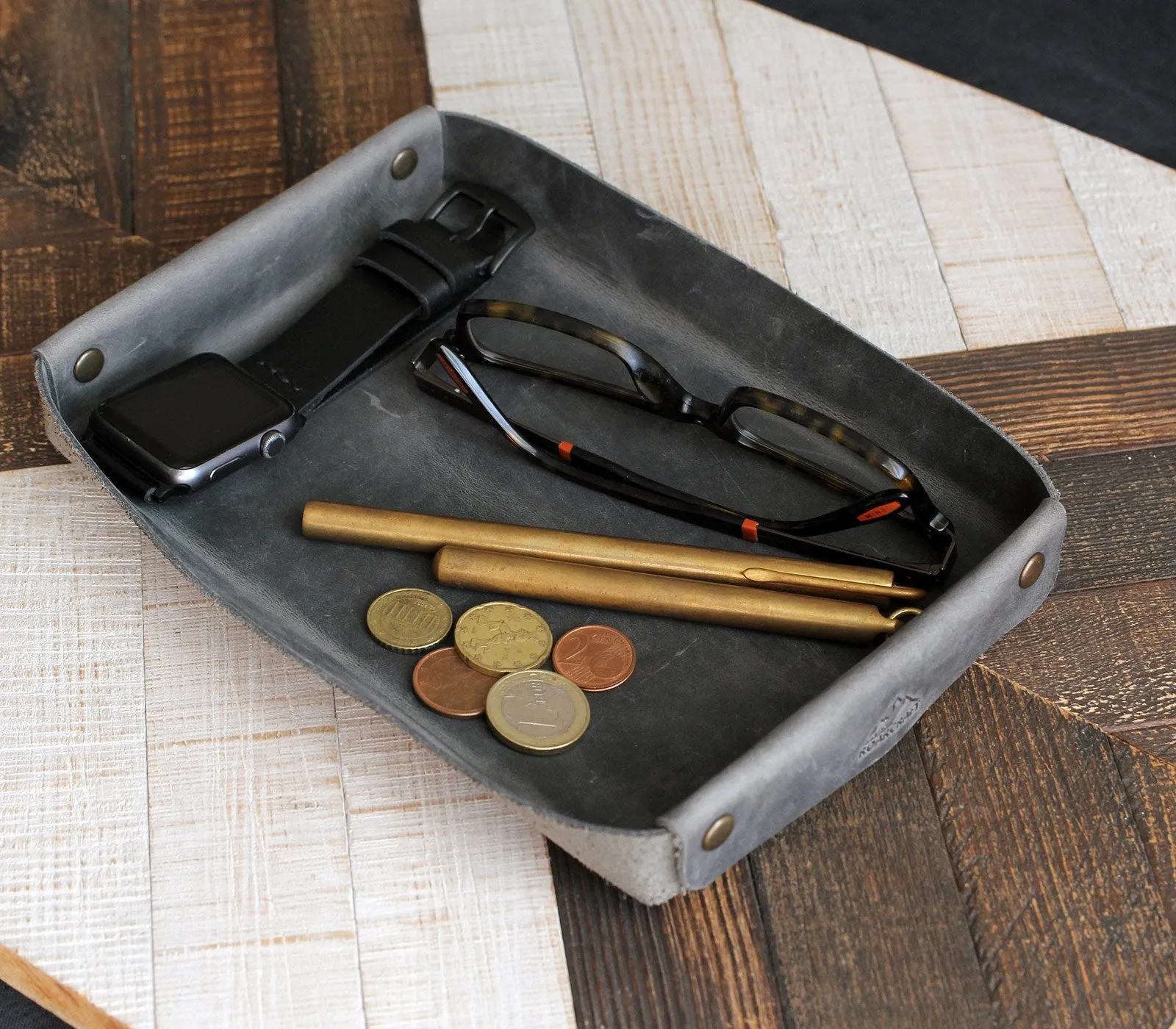 Leather Valet Tray