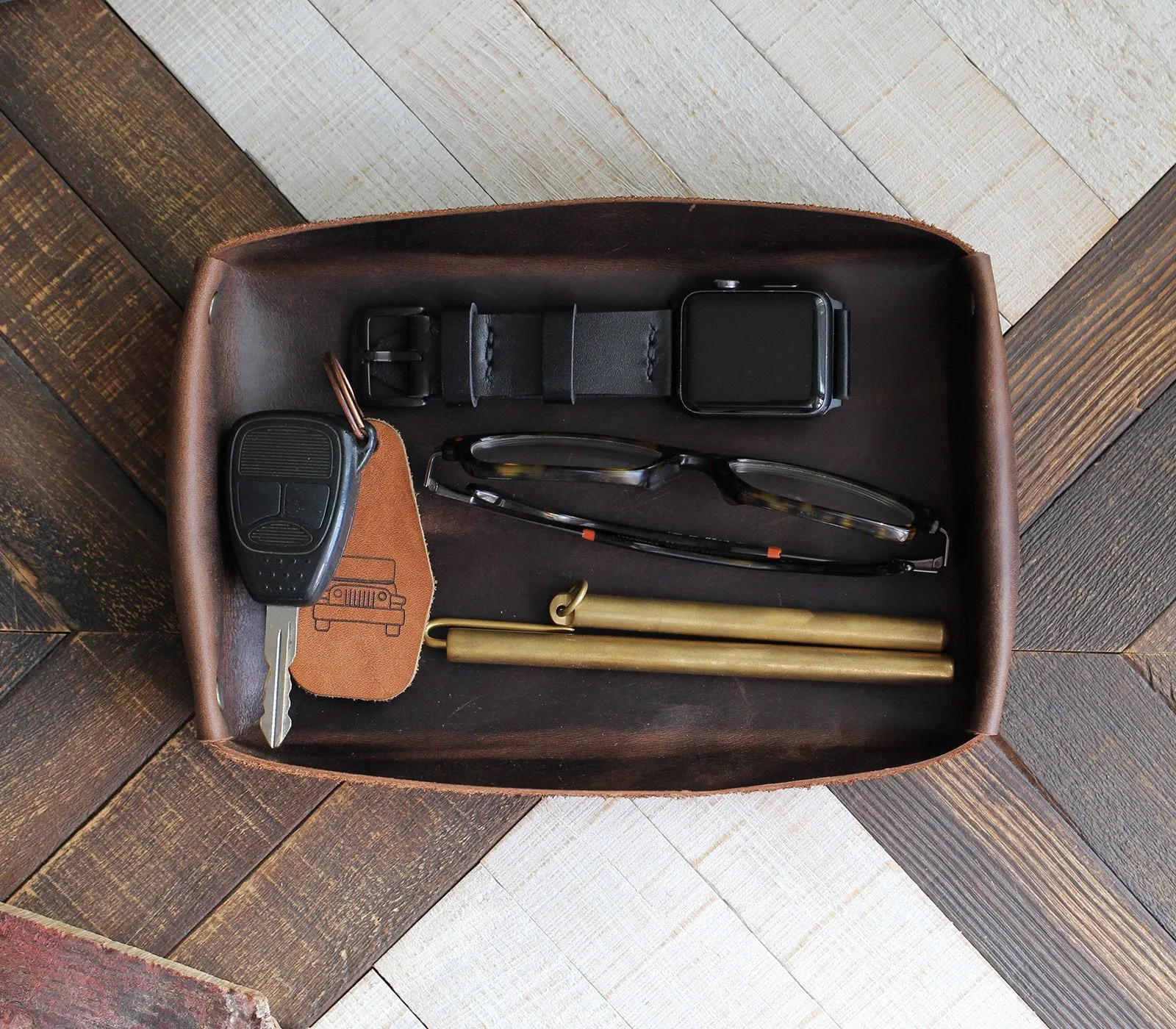 Leather Valet Tray