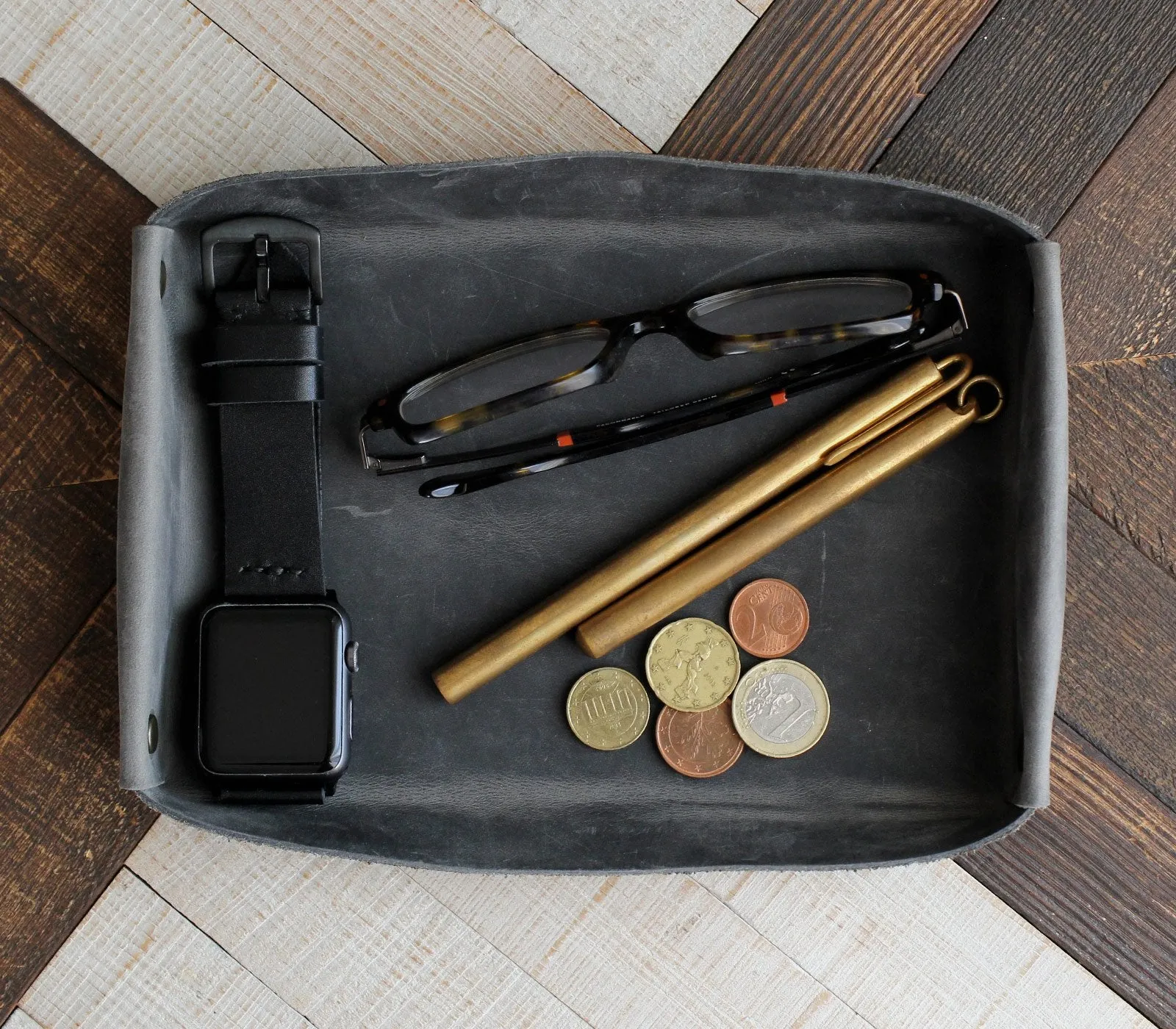 Leather Valet Tray