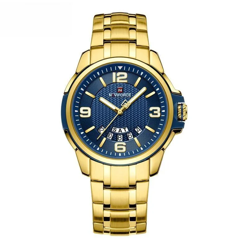 Luxury Men's Watch Casual Style Waterproof Male Quartz Wristwatch