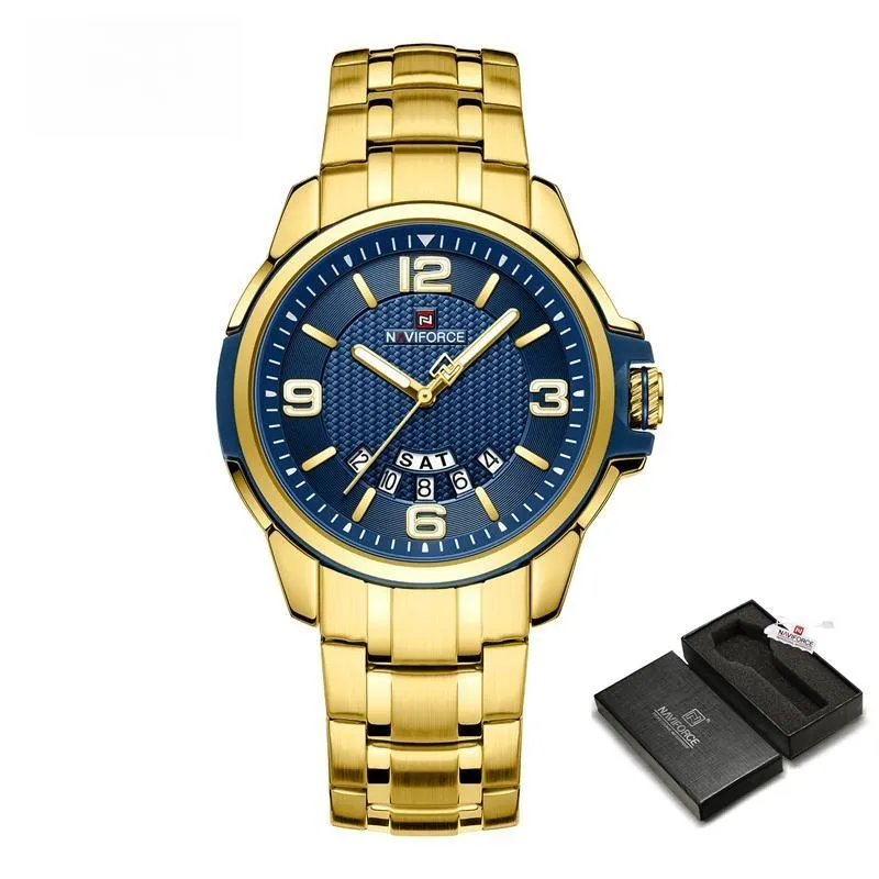 Luxury Men's Watch Casual Style Waterproof Male Quartz Wristwatch