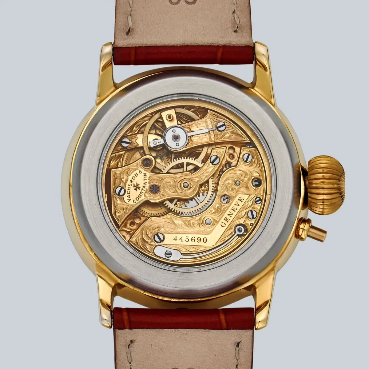 Marriage Watch Vacheron & Constantin 35mm Men's Wristwatch With Pocket Watch Manual Winding Skeleton