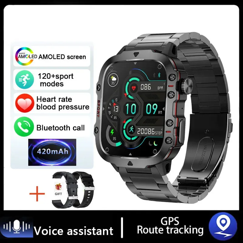 Men Outdoor Sports Fitness Tracker Health Monitor Smartwatch