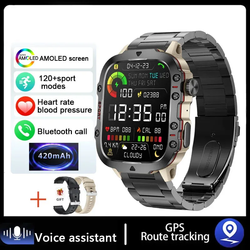 Men Outdoor Sports Fitness Tracker Health Monitor Smartwatch
