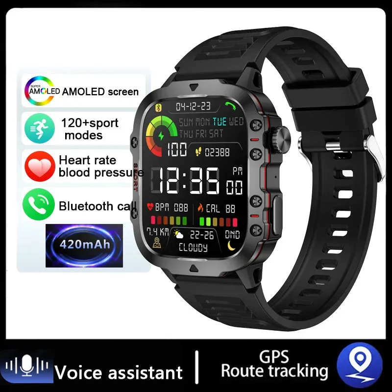 Men Outdoor Sports Fitness Tracker Health Monitor Smartwatch