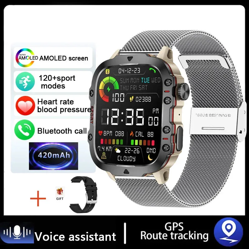 Men Outdoor Sports Fitness Tracker Health Monitor Smartwatch