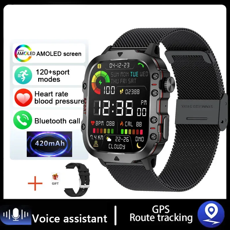 Men Outdoor Sports Fitness Tracker Health Monitor Smartwatch