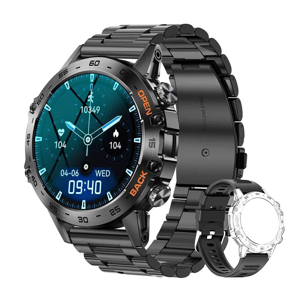 Men's 1.39" Bluetooth Call Smartwatch – Ultimate Fitness Tracker, IP67 Waterproof, for Android & iOS