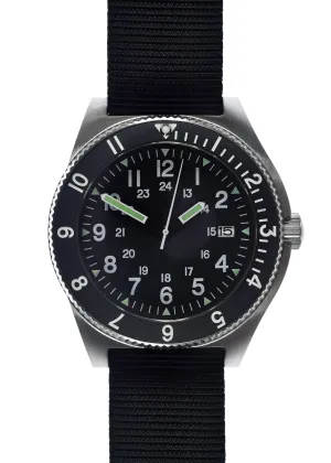 MWC 300m Water Resistant Stainless Steel Navigator Watch with Luminova (Automatic)