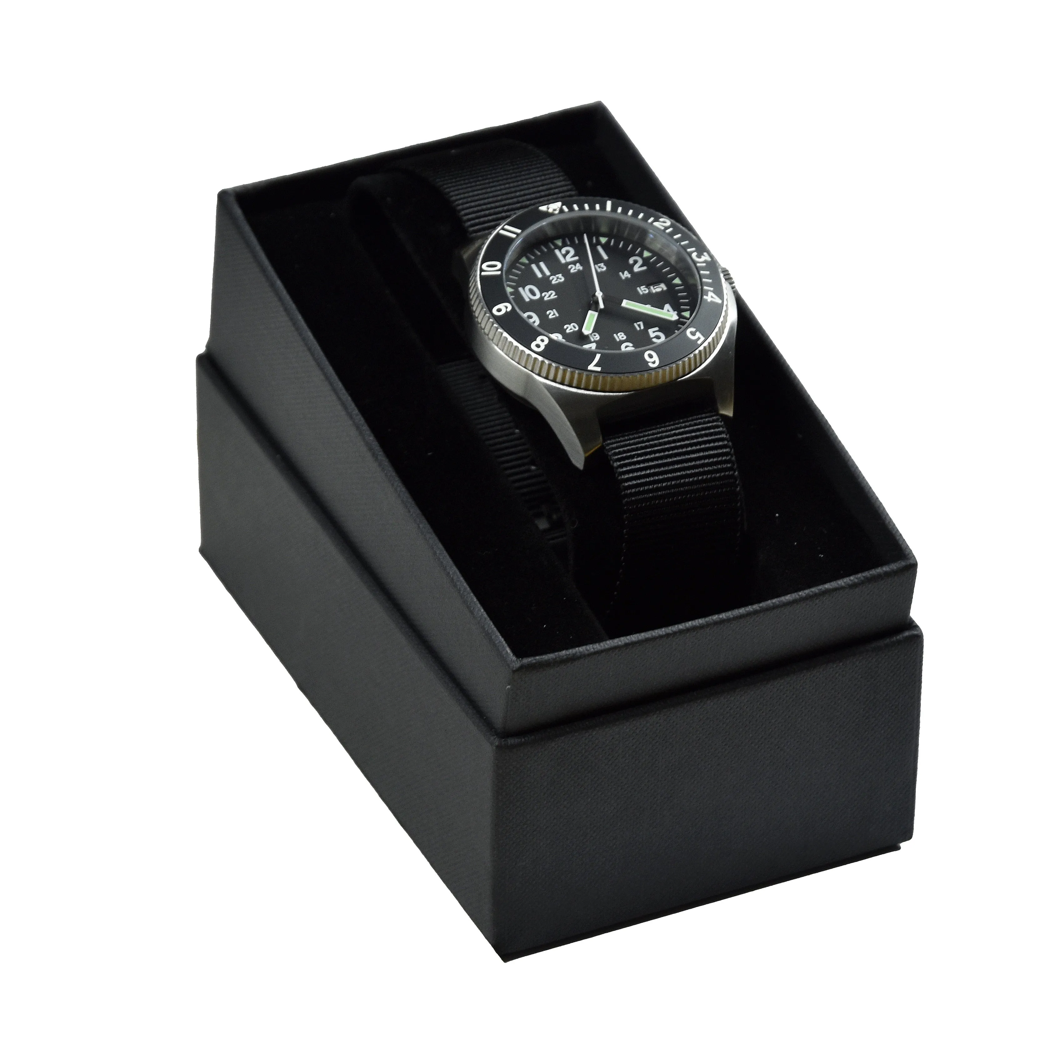 MWC 300m Water Resistant Stainless Steel Navigator Watch with Luminova (Automatic)