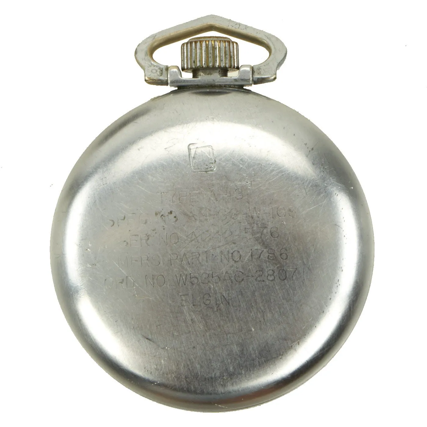 Original WWII USAAF 1942 Elgin Type A-13 G.C.T Navigator Pocket Watch with Carry Case