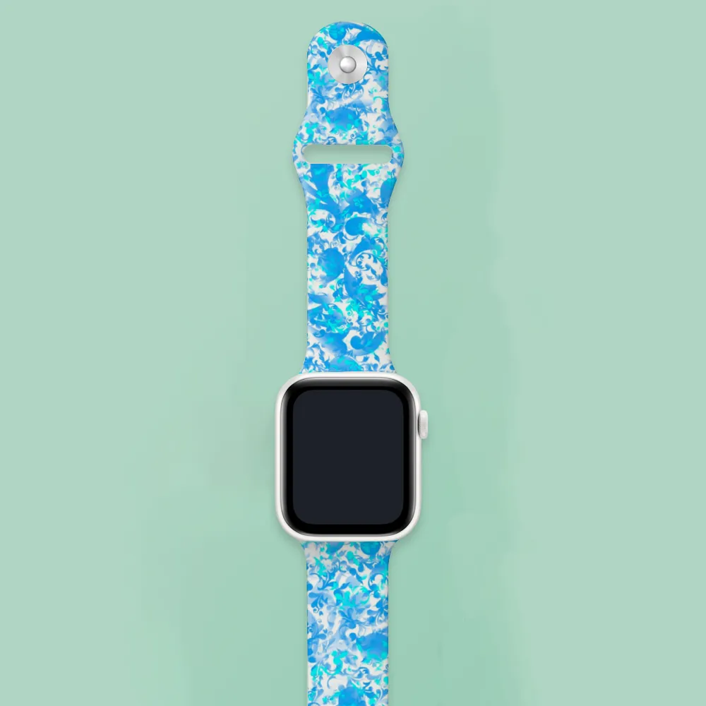 Paisley 1 Apple iWatch Replacement Strap TPU Rubber (FWS)
