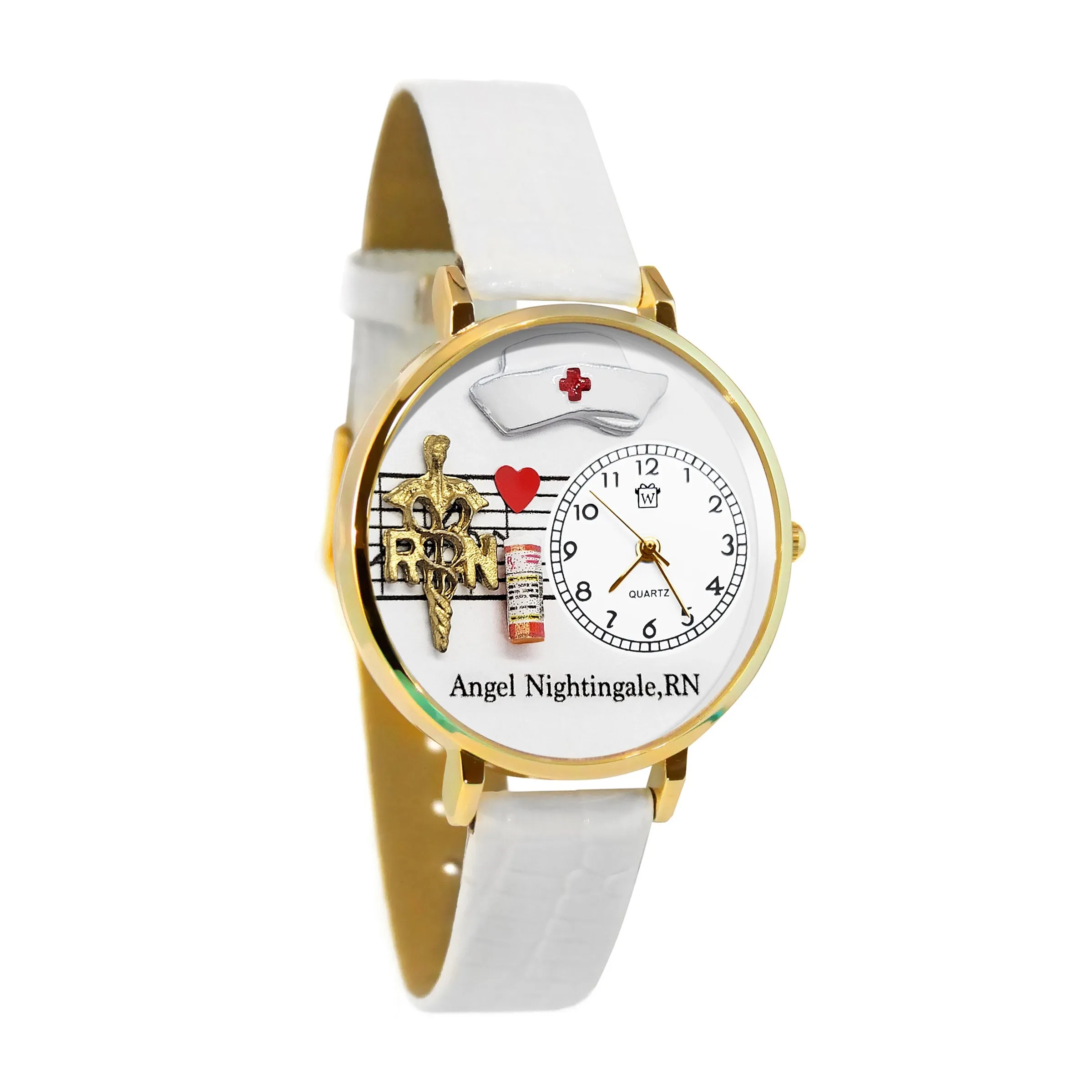 Personalized Nurse RN 3D Watch Large Style