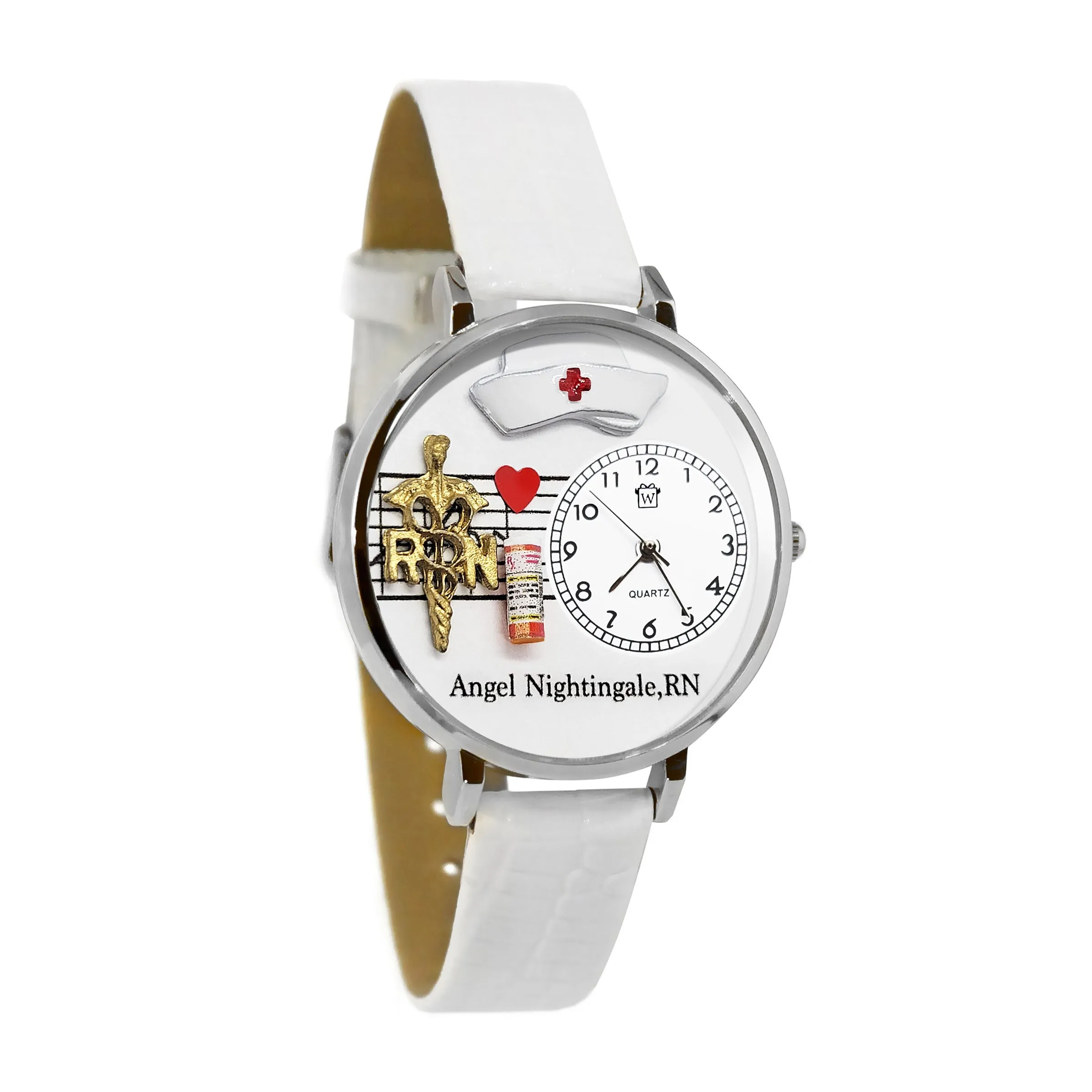 Personalized Nurse RN 3D Watch Large Style